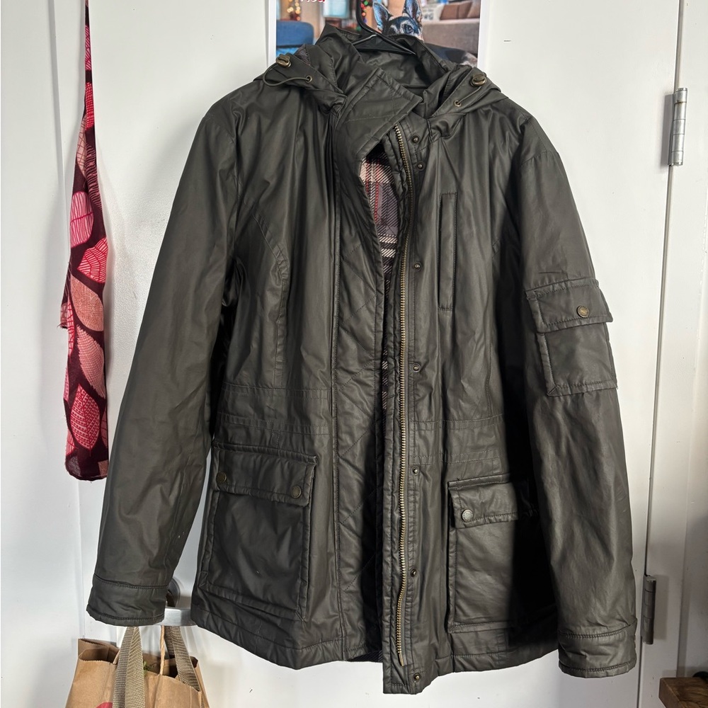Pendleton Dark Olive Military style rain Jacket
